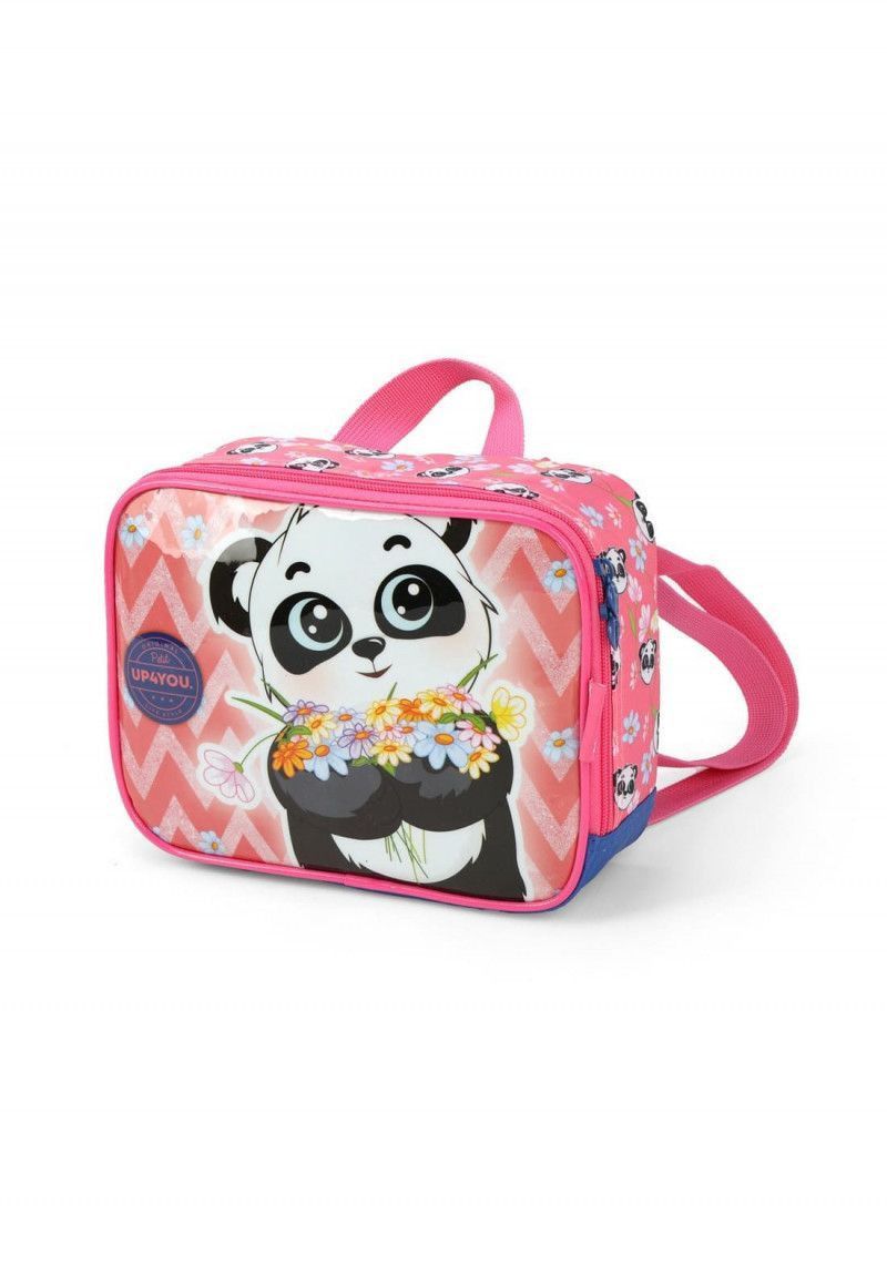 LANCHEIRA DE COSTAS PANDA ROSA LUXCEL - REF. LA39363UP0300U - 1 UNIDADE