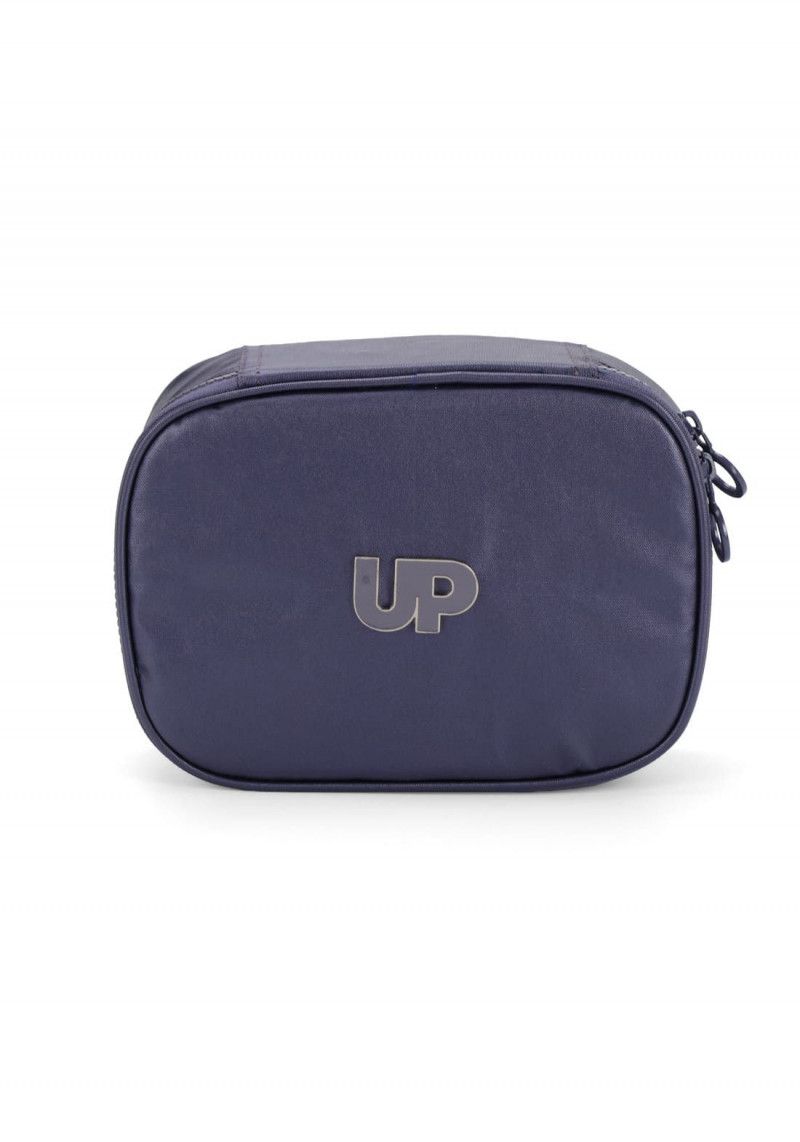 ESTOJO BOX CRINKLE METALIZADO AZUL LUXCEL - REF. ET47248UP-AZ - 1 UNIDADE
