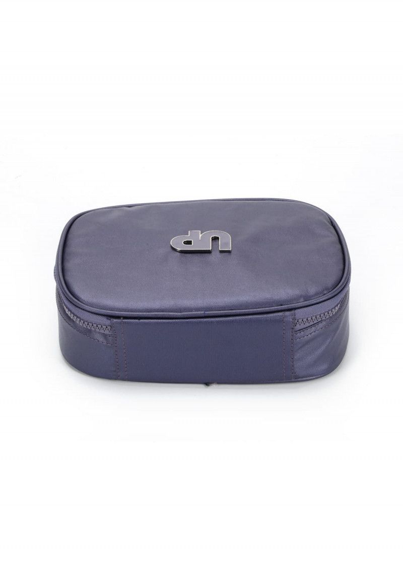 ESTOJO BOX CRINKLE METALIZADO AZUL LUXCEL - REF. ET47248UP-AZ - 1 UNIDADE