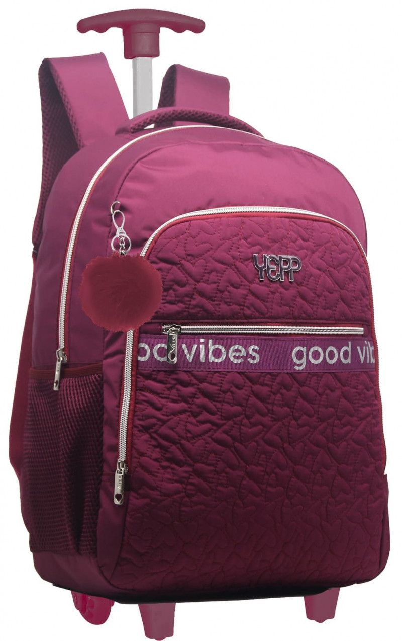 MOCHILETE GOOD VIBES MF8155-C YEPP - REF. VINHO - 1 UNIDADE