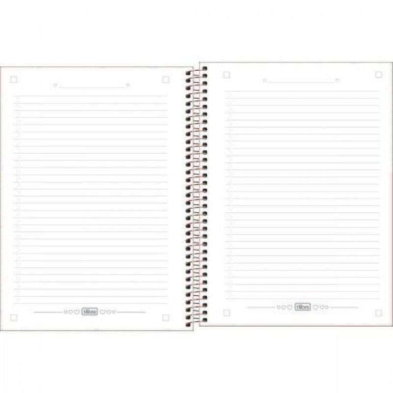 CADERNO 1 MATERIA CAPA DURA 80FL SOHO TILIBRA - REF. 34075 - PACOTE COM 4 UNIDADES