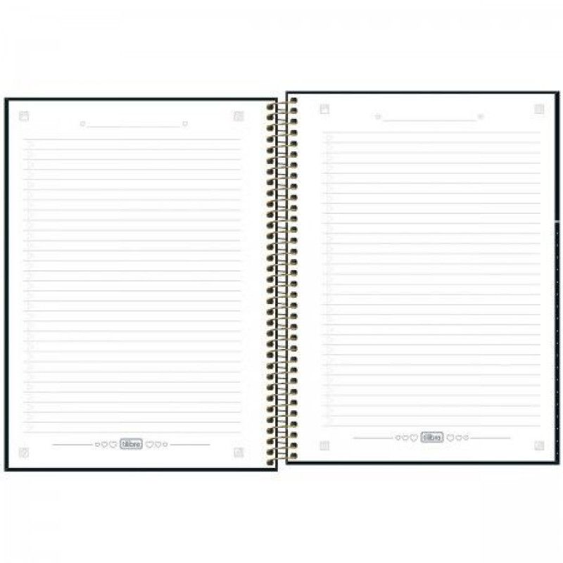 CADERNO 1 MATERIA CAPA DURA 80FL WEST VILLAGE TILIBRA - REF. 34079 - PACOTE COM 4 UNIDADES