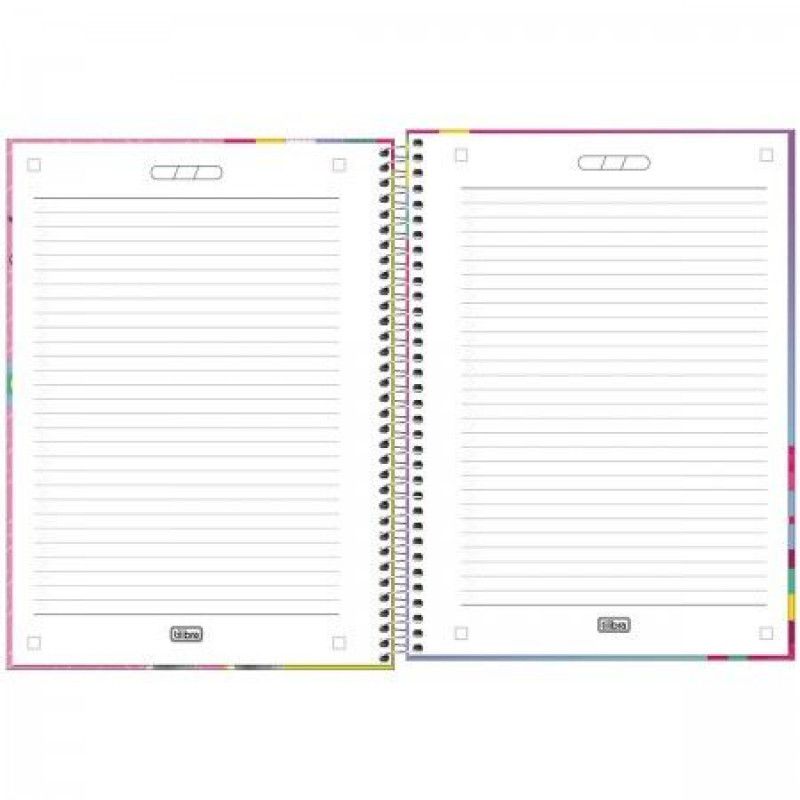 CADERNO 1 MATERIA CAPA DURA 80FL LULUCA TILIBRA - REF. 34978 - PACOTE COM 4 UNIDIADES