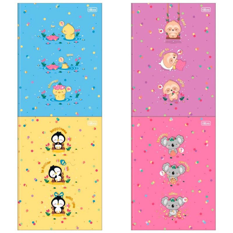 CADERNO BROCHURAO CAPA DURA UNIVERSITARIO MELLOW 80 FOLHAS TILIBRA - REF. 350451 - PACOTE COM 5 UNIDADES