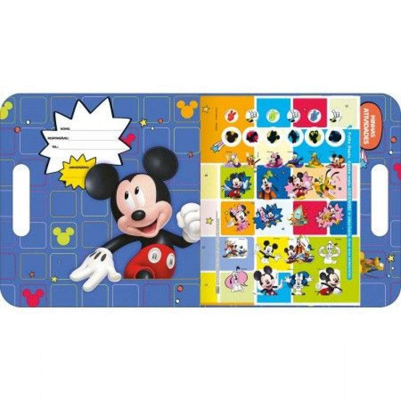 BLOCO DE ATIVIDADES LIVRO MALETA MICKEY TILIBRA - REF. 30460 - PACOTE COM 5 UNIDADES