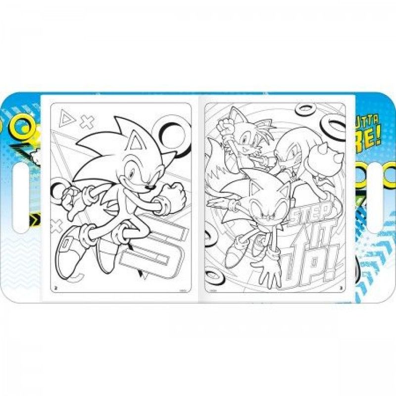 BLOCO DE ATIVIDADES LIVRO MALETA SONIC TILIBRA - REF. 34910 - PACOTE COM 5 UNIDADES