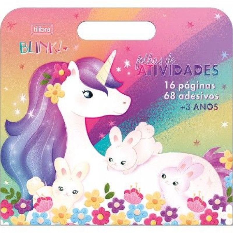 BLOCO DE ATIVIDADES LIVRO MALETA BLINK TILIBRA - REF. 31701 - PACOTE COM 5 UNIDADES
