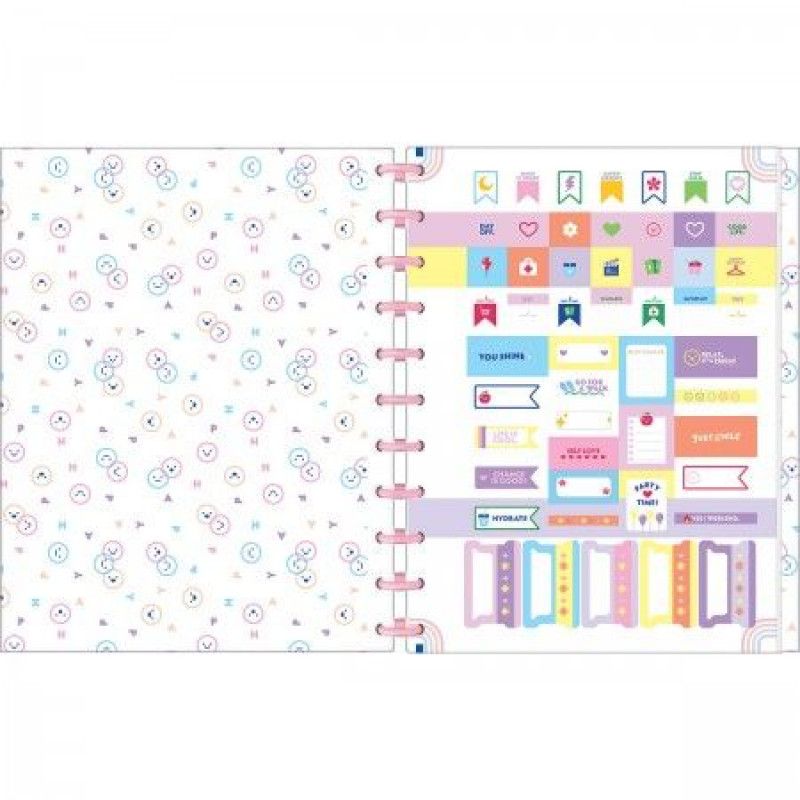CADERNO 1 MATERIA INTELIGENTE DISCO HAPPY TILIBRA - REF. 342858 - 1 UNIDADE
