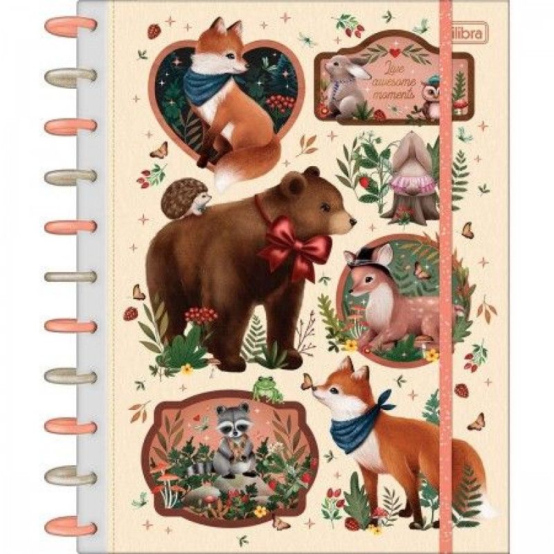 CADERNO 10 MATERIAS INTELIGENTE DISCO CONNECT LOVELAND TILIBRA - REF. 35140 - 1 UNIDADE