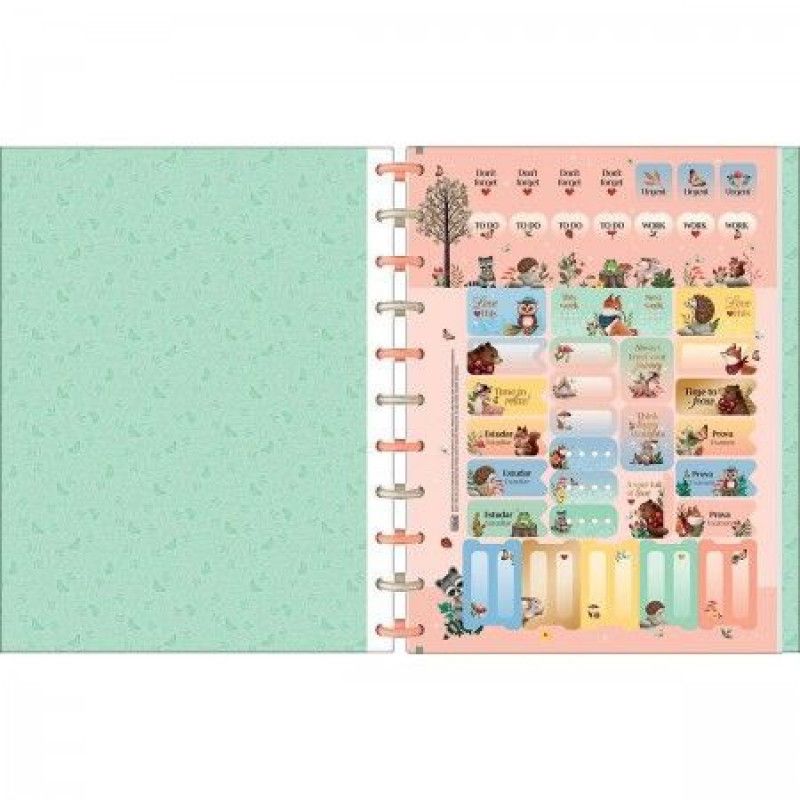 CADERNO 10 MATERIAS INTELIGENTE DISCO CONNECT LOVELAND TILIBRA - REF. 35140 - 1 UNIDADE