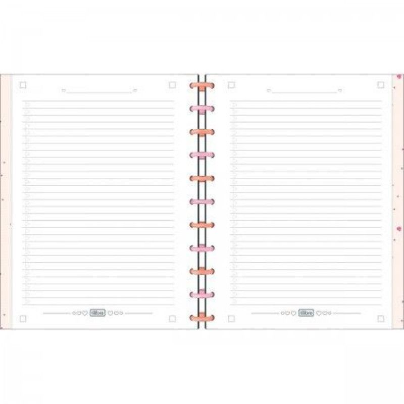 CADERNO 10 MATERIAS INTELIGENTE DISCO CONNECT MINNIE TILIBRA - REF. 34624 - 1 UNIDADE