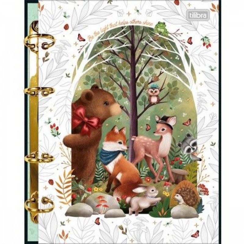 CADERNO ARGOLADO 80 FOLHAS COLEGIAL LOVELAND TILIBRA - REF. 35139 - 1 UNIDADE