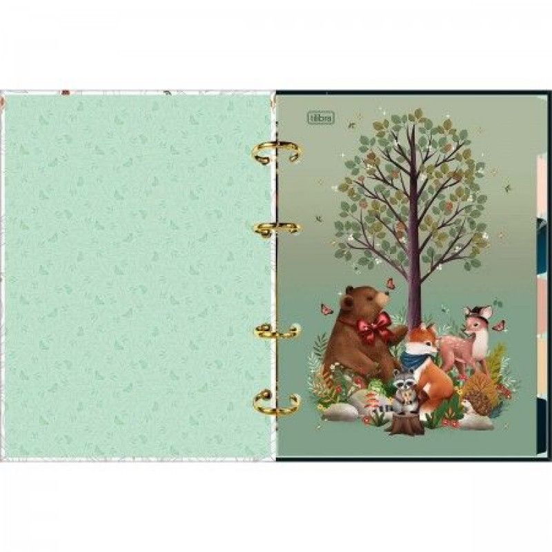 CADERNO ARGOLADO 80 FOLHAS COLEGIAL LOVELAND TILIBRA - REF. 35139 - 1 UNIDADE