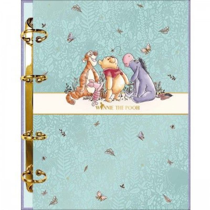 CADERNO ARGOLADO 80 FOLHAS COLEGIAL POOH TILIBRA - REF. 35138 - 1 UNIDADE