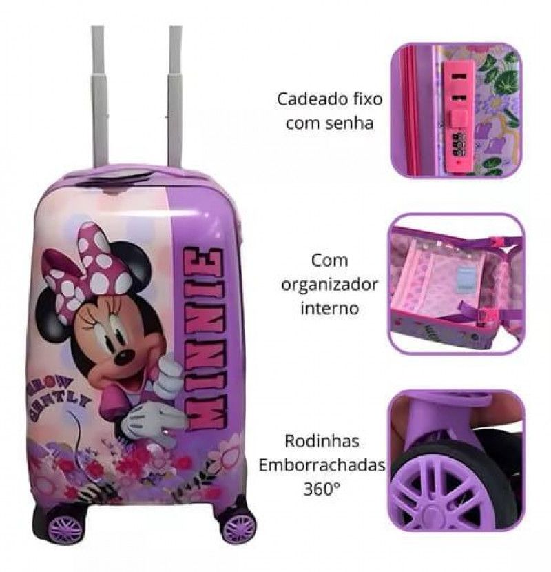 MALA 360 BORDO MINNIE N.17 XERYUS - REF. 12800 - 1 UNIDADE