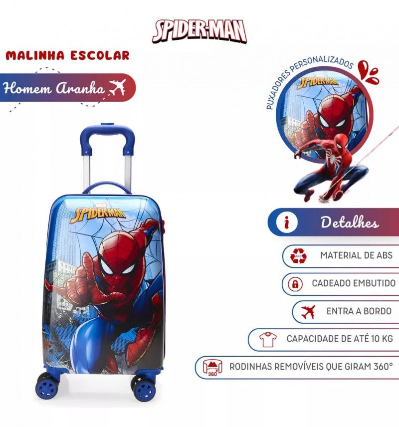 MALA 360 BORDO SPIDER MAN N.17 XERYUS - REF. 12806 - 1 UNIDADE