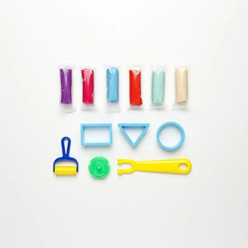 KIT MASSA MODELAR 6 CORES GALAXIA LEO E LEO - REF. 73534 - CAIXA COM 12 UNIDADES