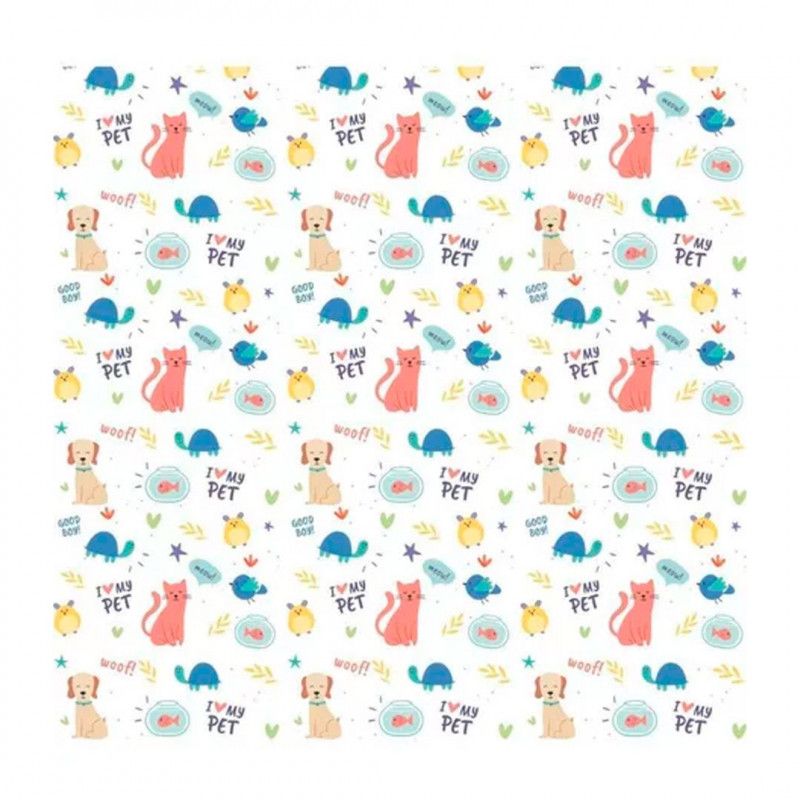 ADESIVO 45CM X 10 METROS I LOVE MY PET LEOARTE - REF. 79156 - 1 UNIDADE