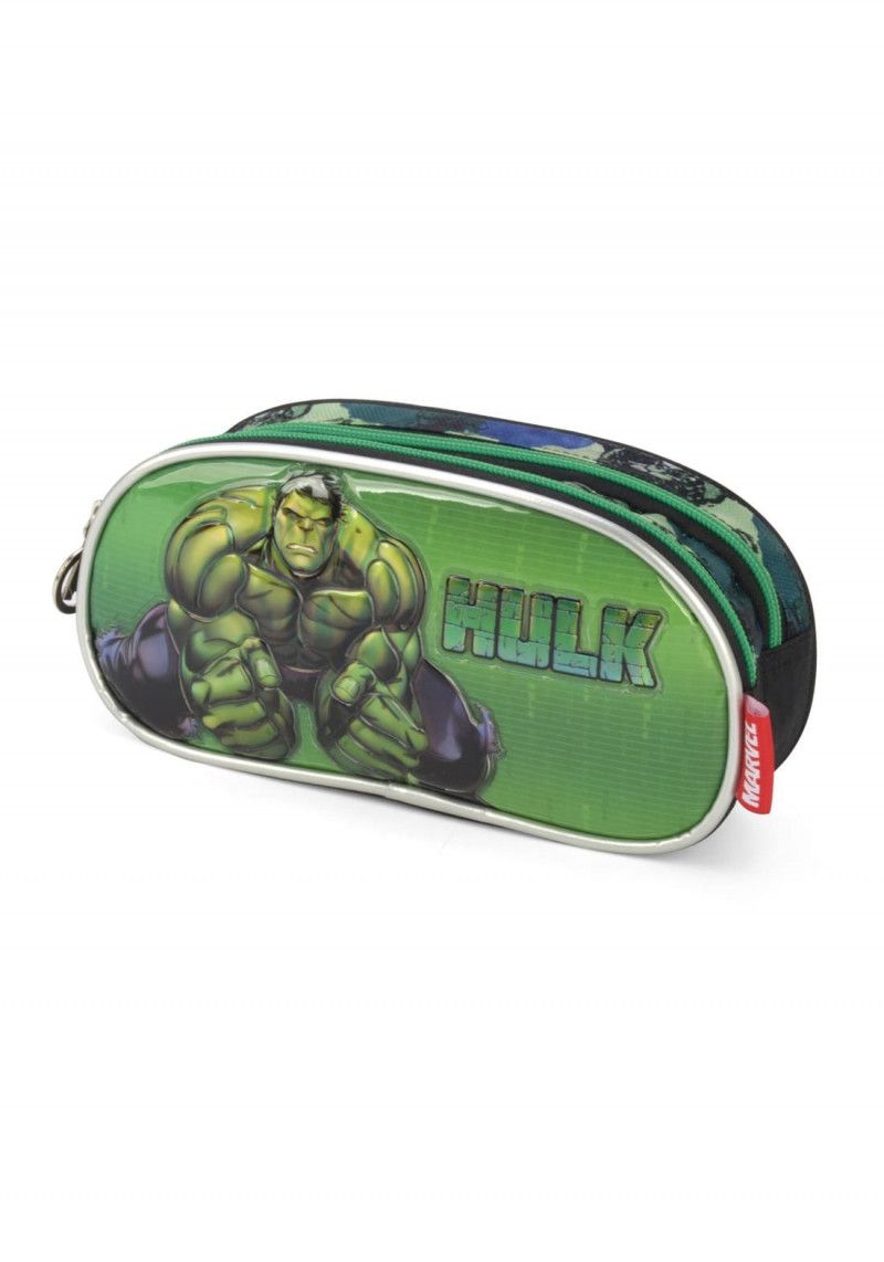 ESTOJO DUPLO AVENGERS VERDE LUXCEL - REF. EI39595AG-VD - 1 UNIDADE