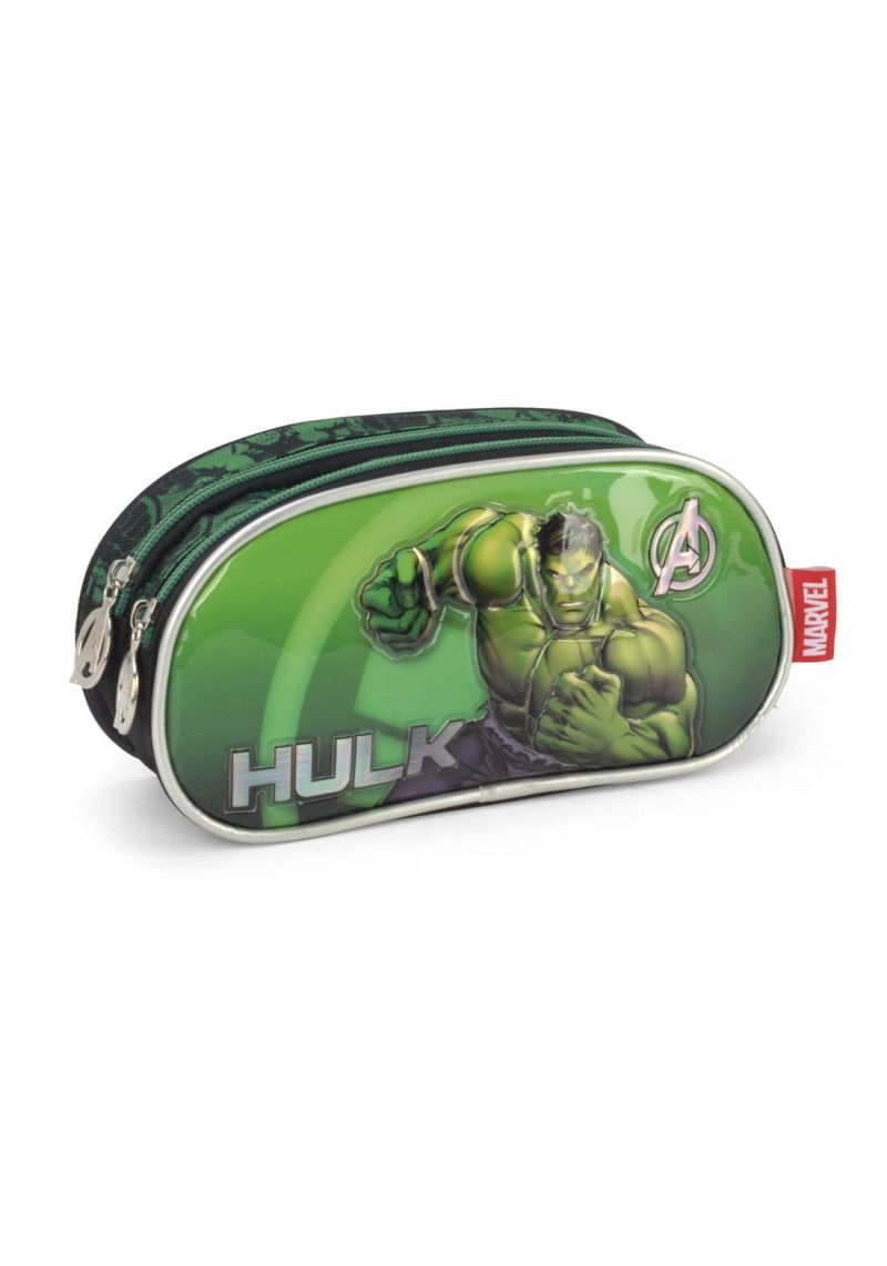 ESTOJO DUPLO AVENGERS PRETO LUXCEL - REF. EI39595AG-PTO - 1 UNIDADE