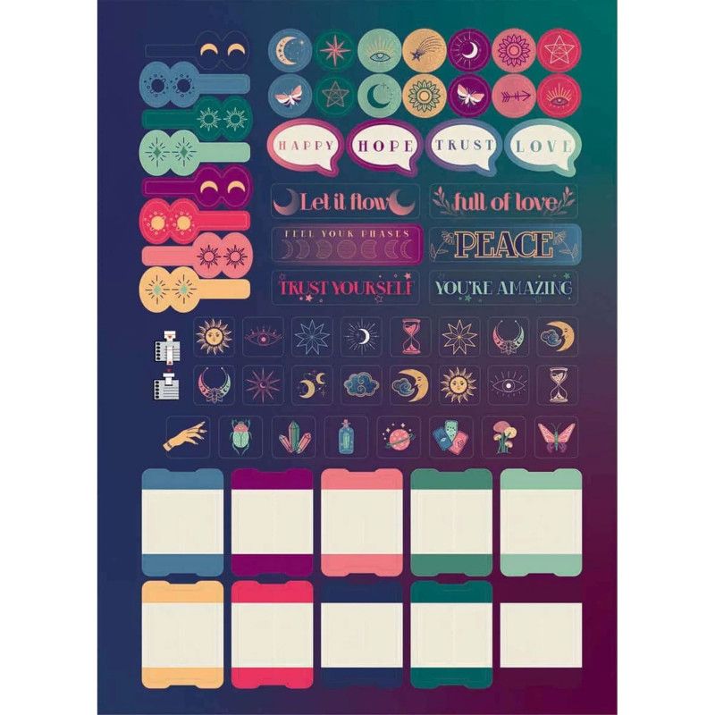 CADERNO 1 MATERIA CAPA DURA 80FL MYSTIC JANDAIA - REF. 69020-24 - PACOTE COM 4 UNIDADES