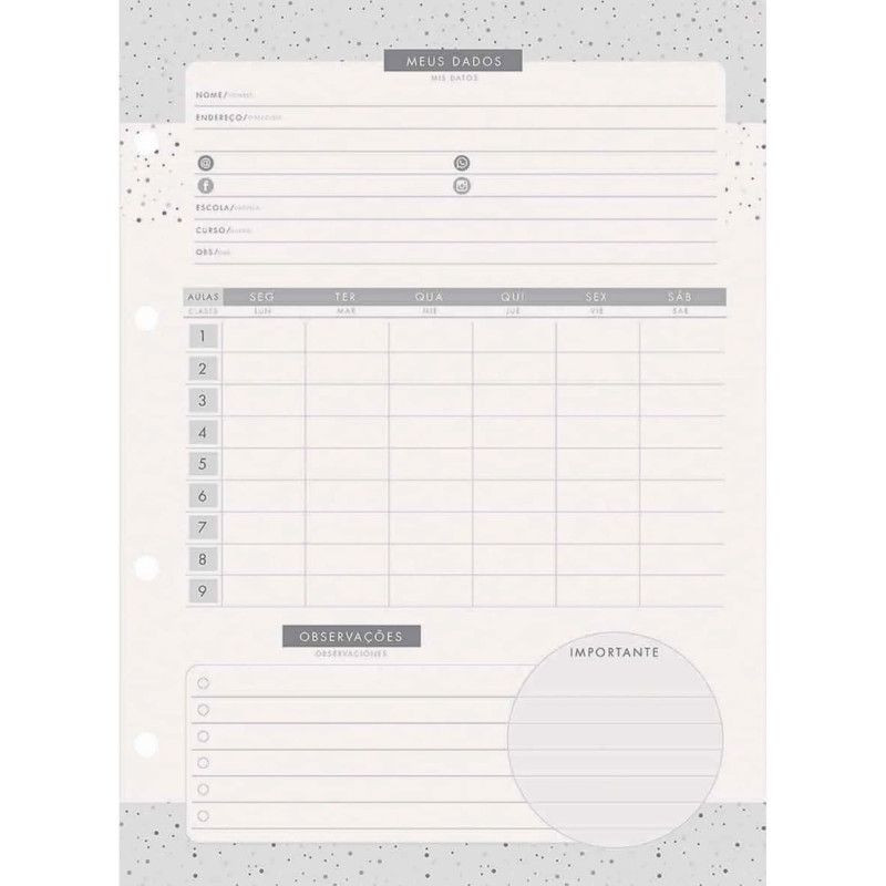 CADERNO 1 MATERIA CAPA DURA 80FL MYSTIC JANDAIA - REF. 69020-24 - PACOTE COM 4 UNIDADES