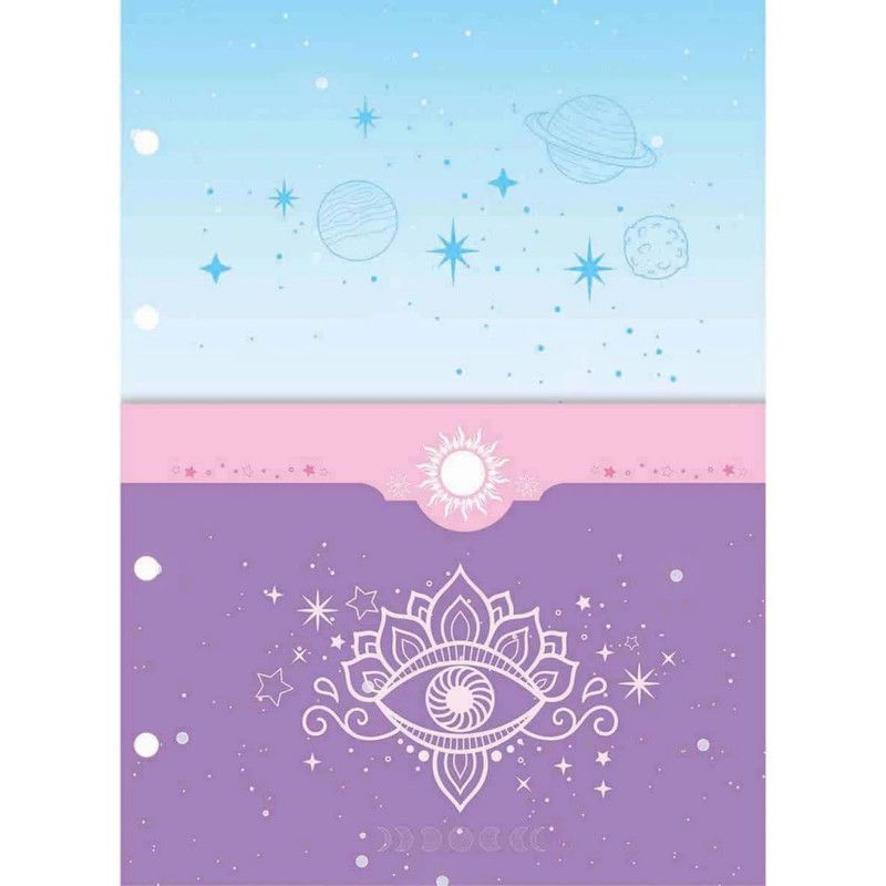 CADERNO 1 MATERIA CAPA DURA 80FL MYSTIC JANDAIA - REF. 69020-24 - PACOTE COM 4 UNIDADES
