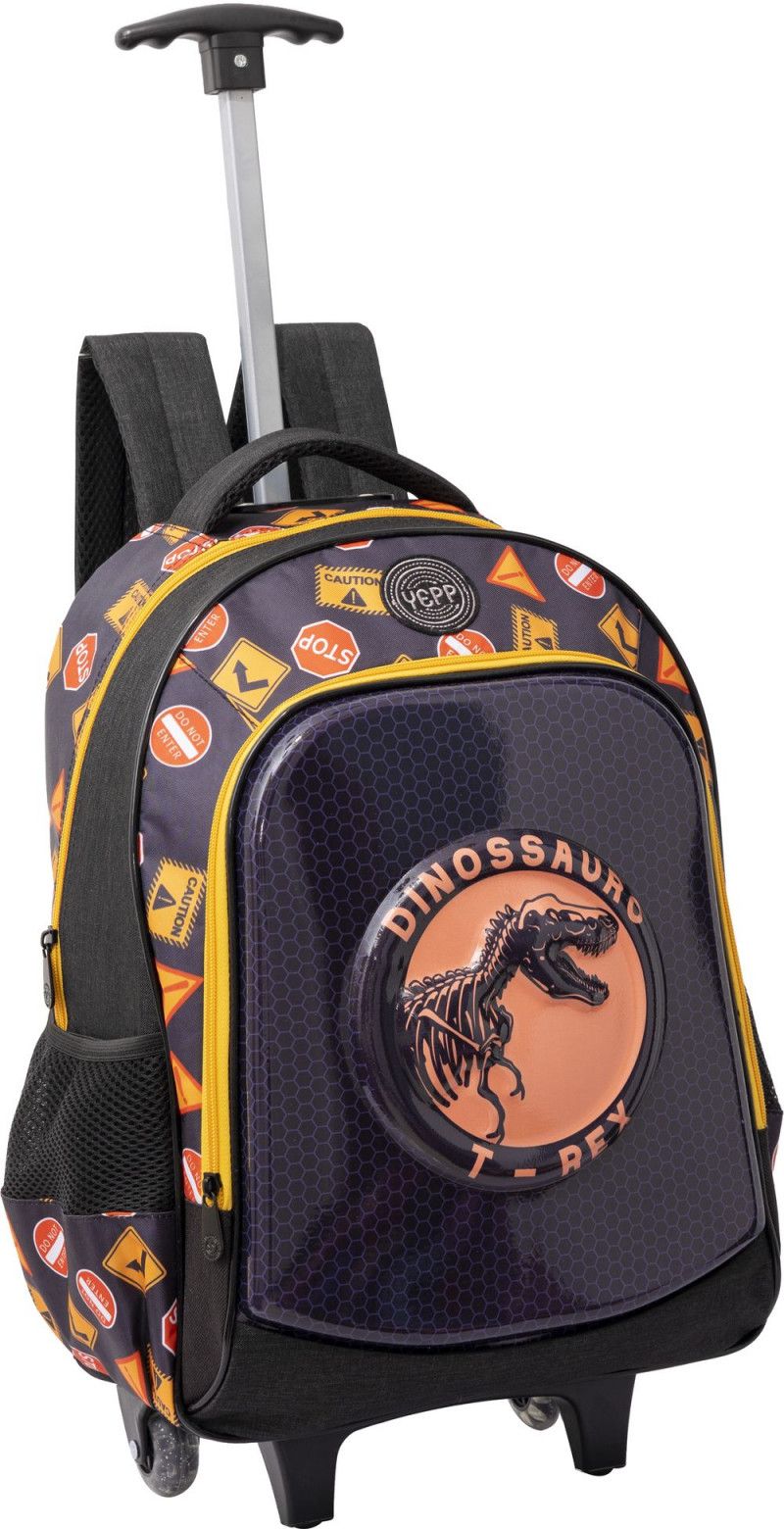 MOCHILETE DINOSSAURO MIM6344-C YEPP AMARELO - 1 UNIDADE