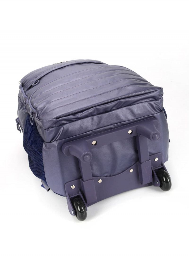 MOCHILETE CRINKLE METALIZADO ROXO LUXCEL - REF. MC47243UP-AZ - 1 UNIDADE
