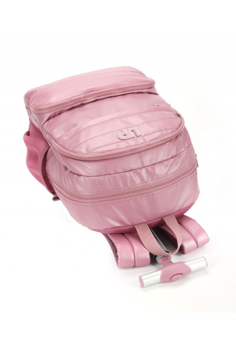 MOCHILETE CRINKLE METALIZADO ROSA LUXCEL - REF. MC47243UP-RS - 1 UNIDADE