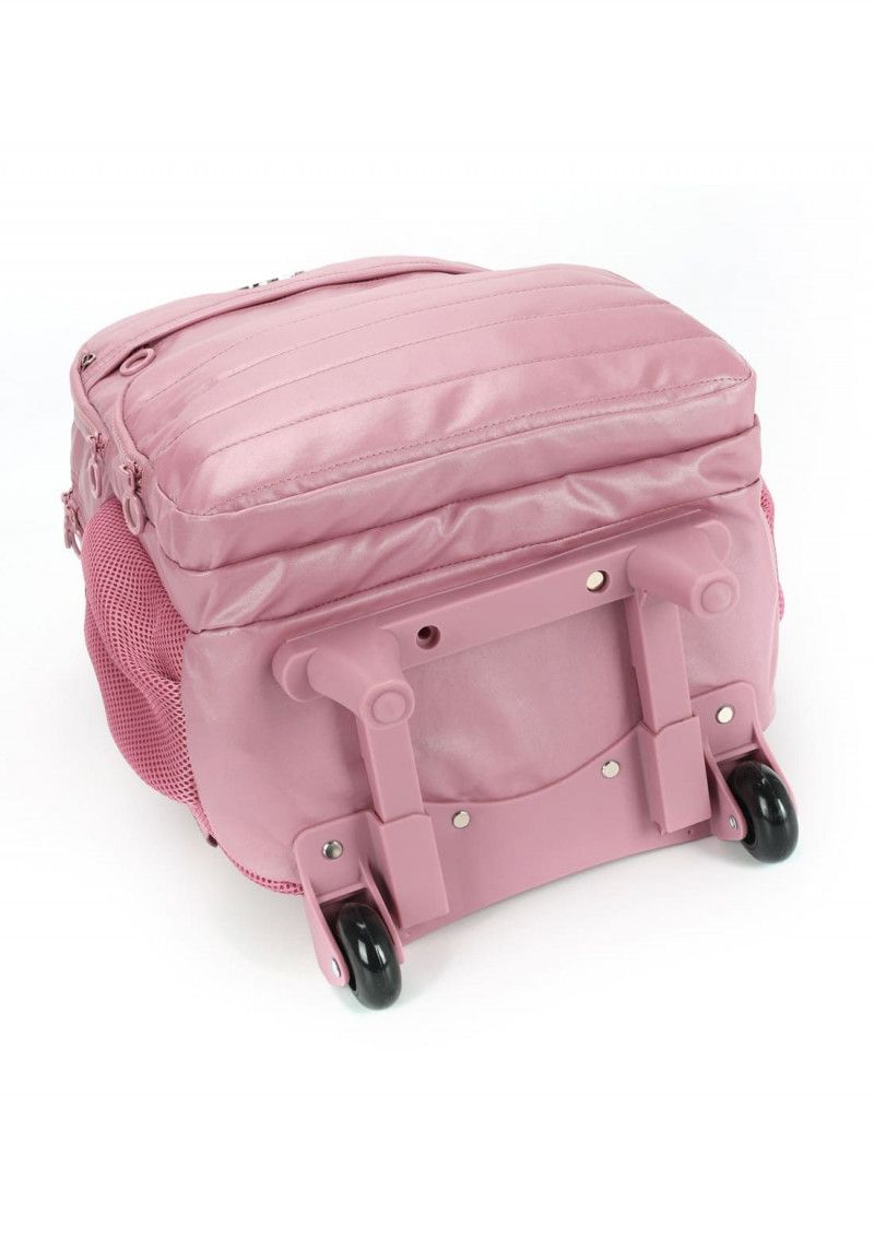 MOCHILETE CRINKLE METALIZADO ROSA LUXCEL - REF. MC47243UP-RS - 1 UNIDADE