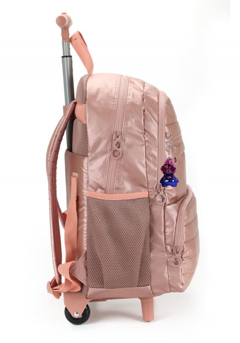 MOCHILETE CRINKLE METALIZADO OURO ROSA LUXCEL - REF. MC47243UP-OU R - 1 UNIDADE