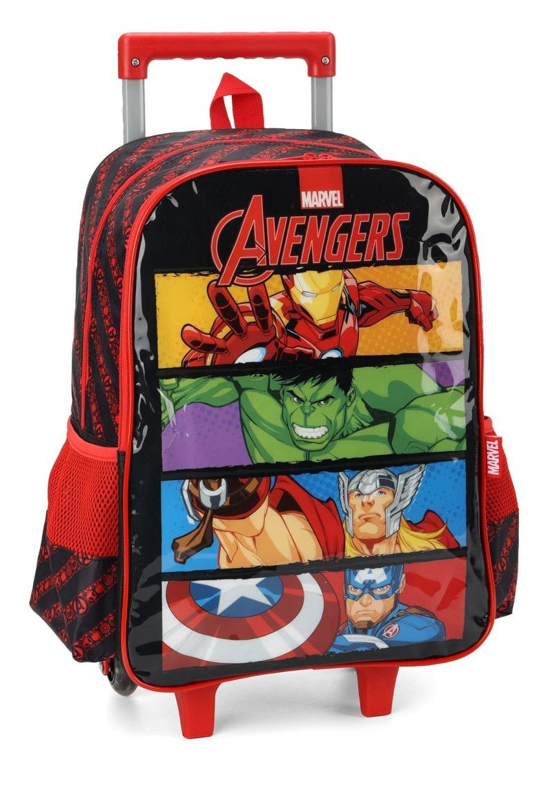 MOCHILETE AVENGERS VERMELHO LUXCEL - REF. IC39522AG-VM - 1 UNIDADE
