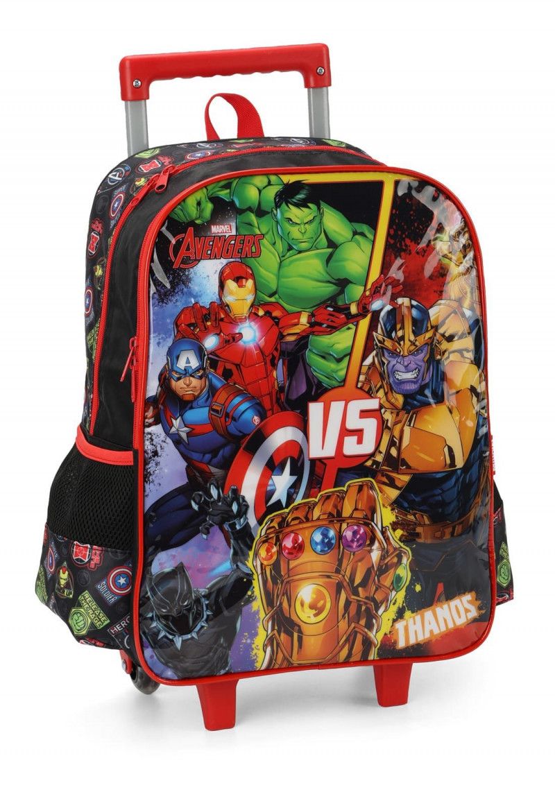 MOCHILETE AVENGERS PRETO LUXCEL - REF. IC39522AG-PTO - 1 UNIDADE