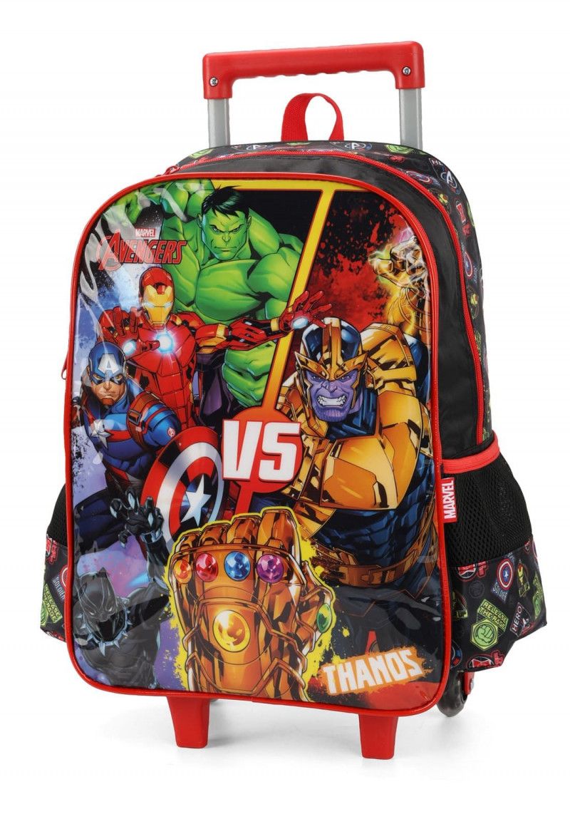 MOCHILETE AVENGERS PRETO LUXCEL - REF. IC39522AG-PTO - 1 UNIDADE