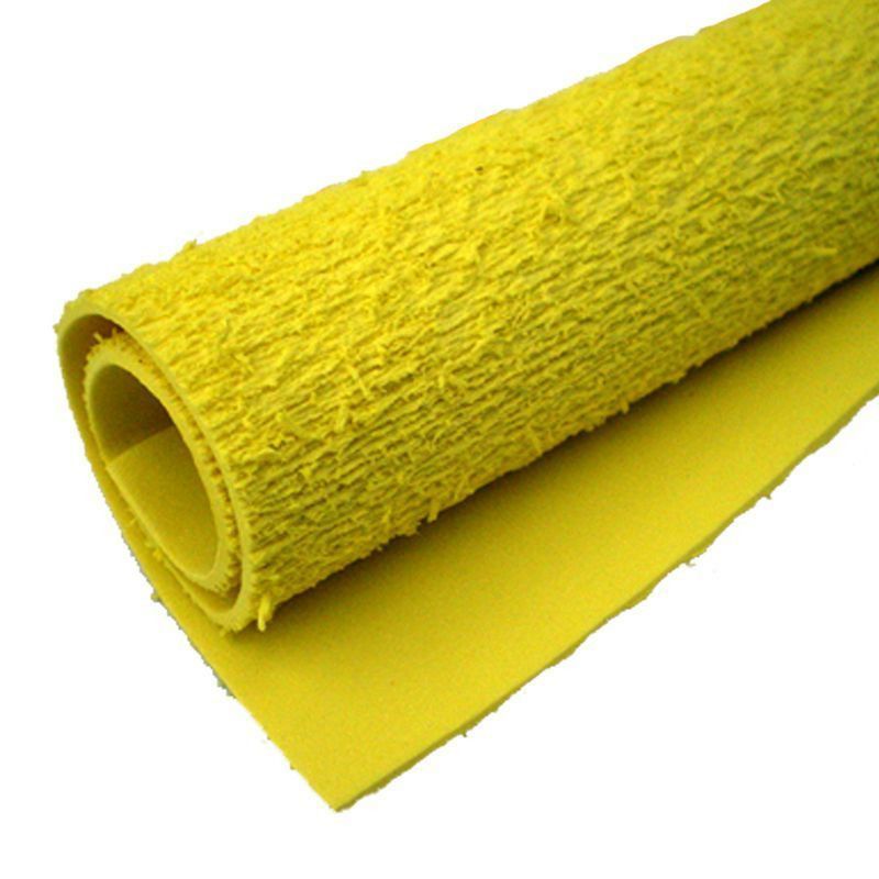 PLACA EVA 60X40CM ATOALHADO HAITI AMARELO FERRARI - PACOTE COM 5 UNIDADES