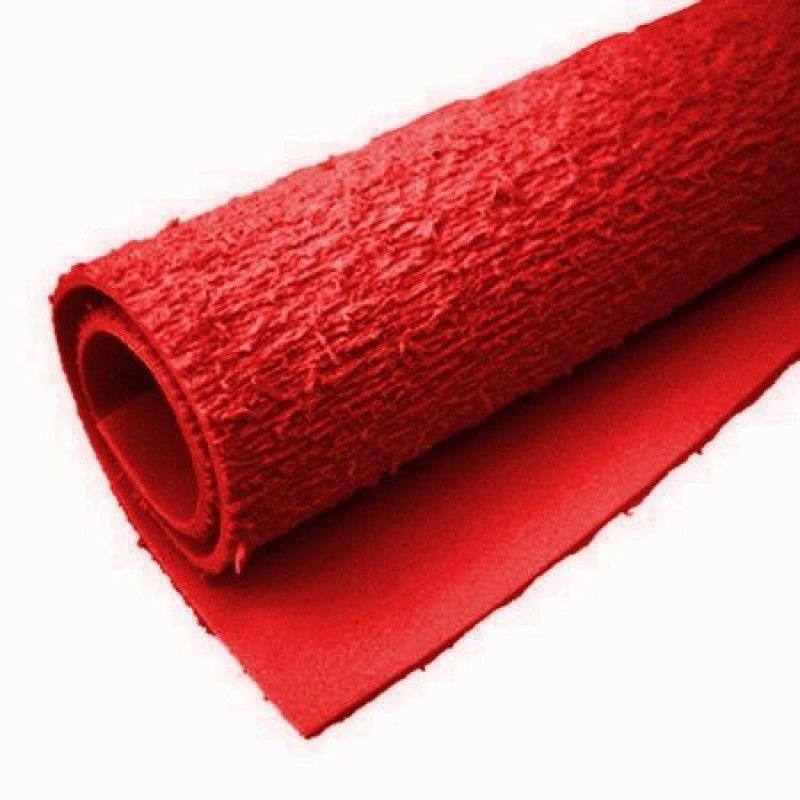 PLACA EVA 60X40CM ATOALHADO HAITI VERMELHO  VIVO - PACOTE COM 5 UNIDADES