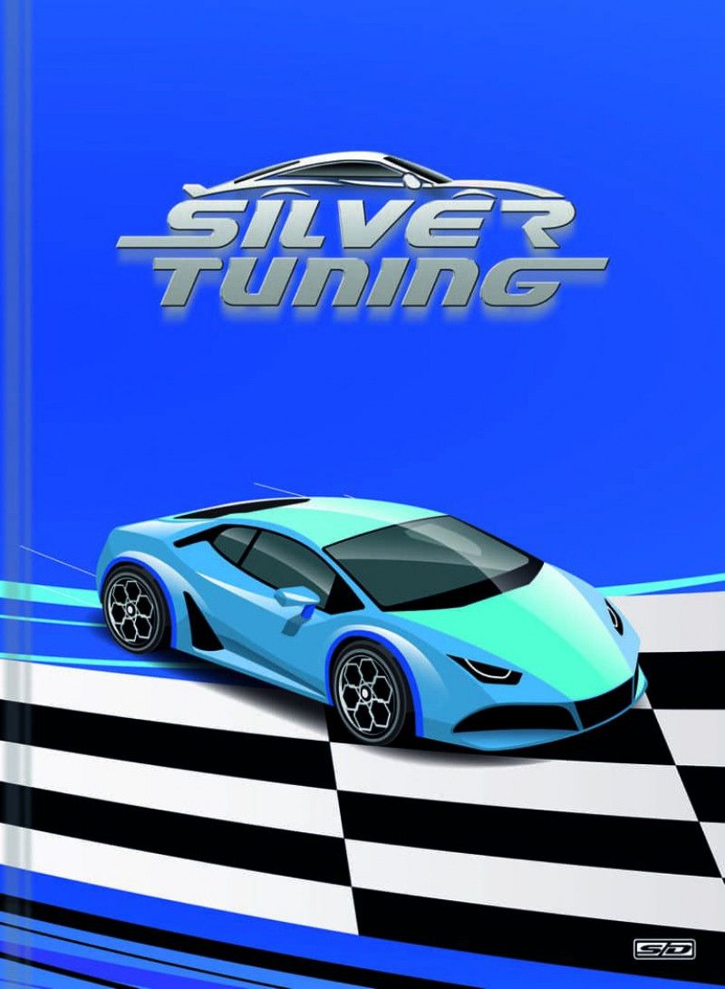 CADERNO BROCHURAO CAPA DURA 48FL SILVER TUNING SAO DOMINGOS - REF. 10425 - PACOTE COM 10 UNIDADES