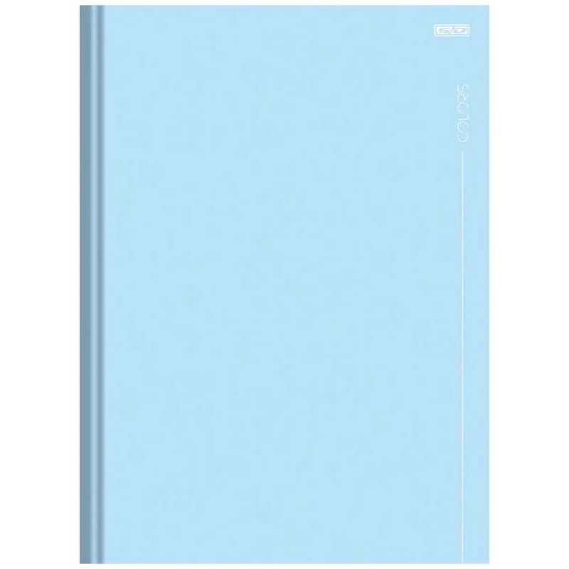 CADERNO BROCHURA 1/4 CCAPA DURA 80FL COLORS SAO DOMINGOS - REF. 10491 - PACOTE COM 5 UNIDADES