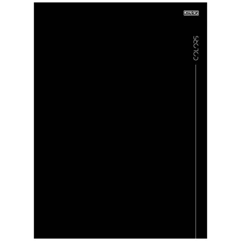 CADERNO BROCHURA 1/4 CCAPA DURA 80FL COLORS SAO DOMINGOS - REF. 10491 - PACOTE COM 5 UNIDADES