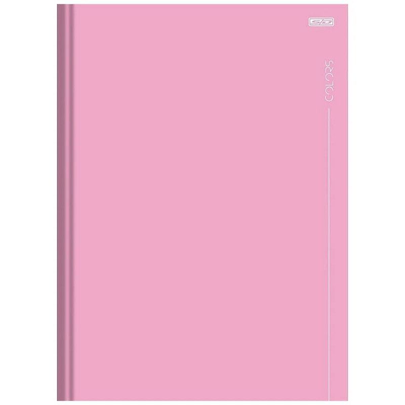 CADERNO BROCHURA 1/4 CCAPA DURA 80FL COLORS SAO DOMINGOS - REF. 10491 - PACOTE COM 5 UNIDADES