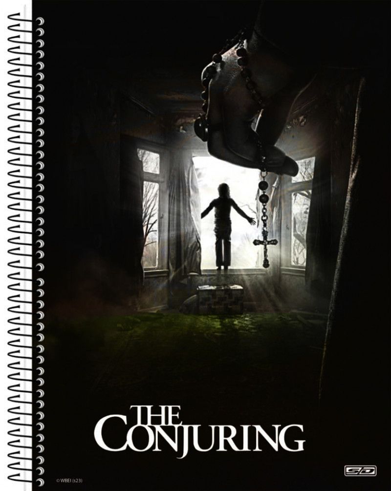 CADERNO 10 MATERIAS CAPA DURA 160FL HORROR SAO DOMINGOS - REF. 10542 - PACOTE COM 4 UNIDADES