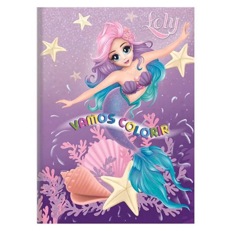 LIVRO DE ATIVIDADES PARA COLORIR LOLY 8FL SAO DOMINGOS - REF. 243013 - PACOTE COM 20 UNIDADES