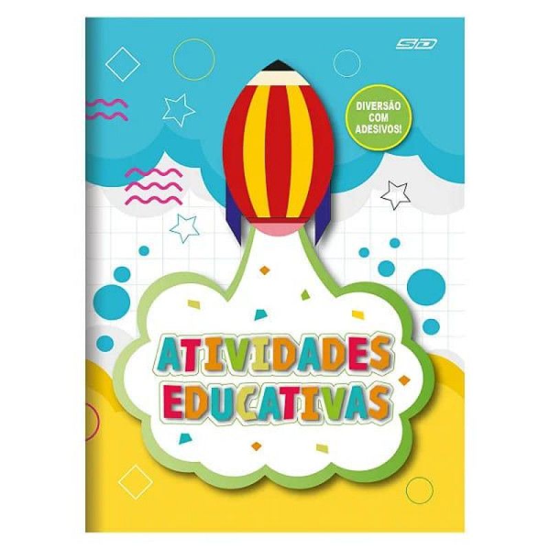 LIVRO DE ATIVIDADES EDUCATIVAS 16FL SAO DOMINGOS - REF. 10534 - PACOTE COM 10 UNIDADES