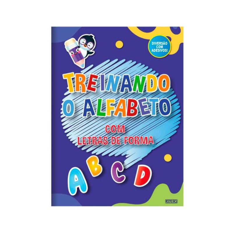 LIVRO DE ATIVIDADES TREINANDO O ALFABETO 16FL SAO DOMINGOS - REF. 243009 - PACOTE COM 10 UNIDADES