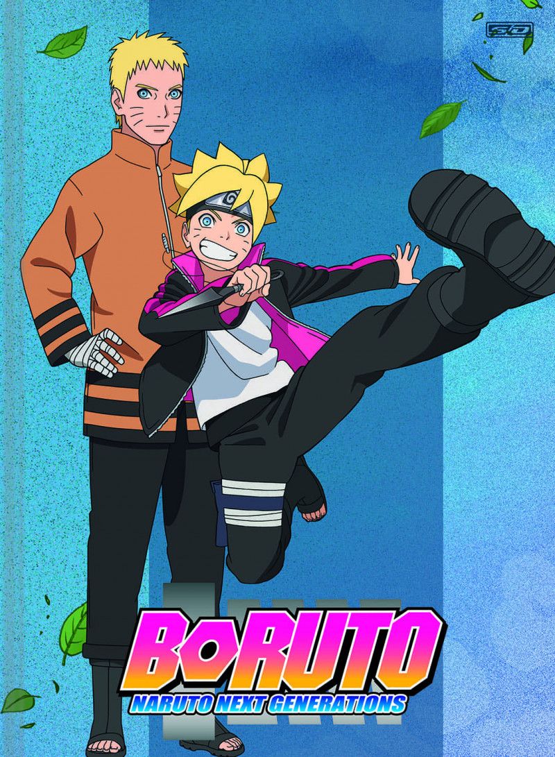 CADERNO BROCHURA 1/4 CCAPA DURA 80FL BORUTO SAO DOMINGOS - REF. 10504 - PACOTE COM 5 UNIDADES