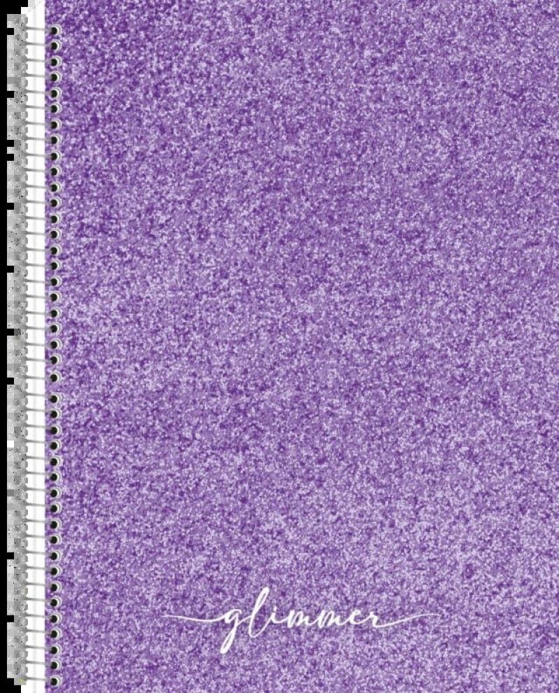 CADERNO 10 MATERIAS CAPA DURA 160FL COLEGIAL GLIMMER SAO DOMINGOS - REF. 10307 - PACOTE COM 4 UNIDADES