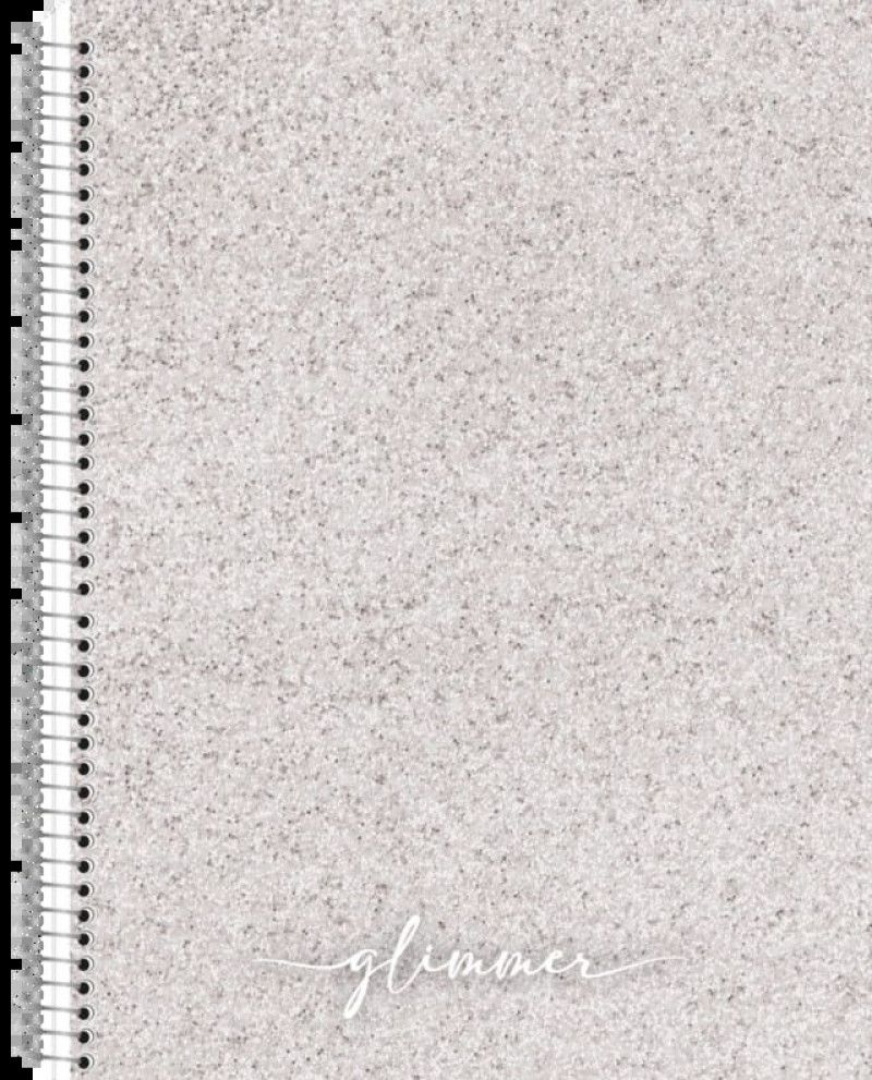CADERNO 10 MATERIAS CAPA DURA 160FL COLEGIAL GLIMMER SAO DOMINGOS - REF. 10307 - PACOTE COM 4 UNIDADES