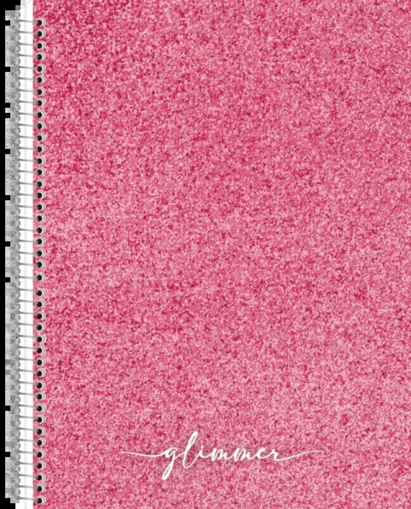 CADERNO 10 MATERIAS CAPA DURA 160FL COLEGIAL GLIMMER SAO DOMINGOS - REF. 10307 - PACOTE COM 4 UNIDADES