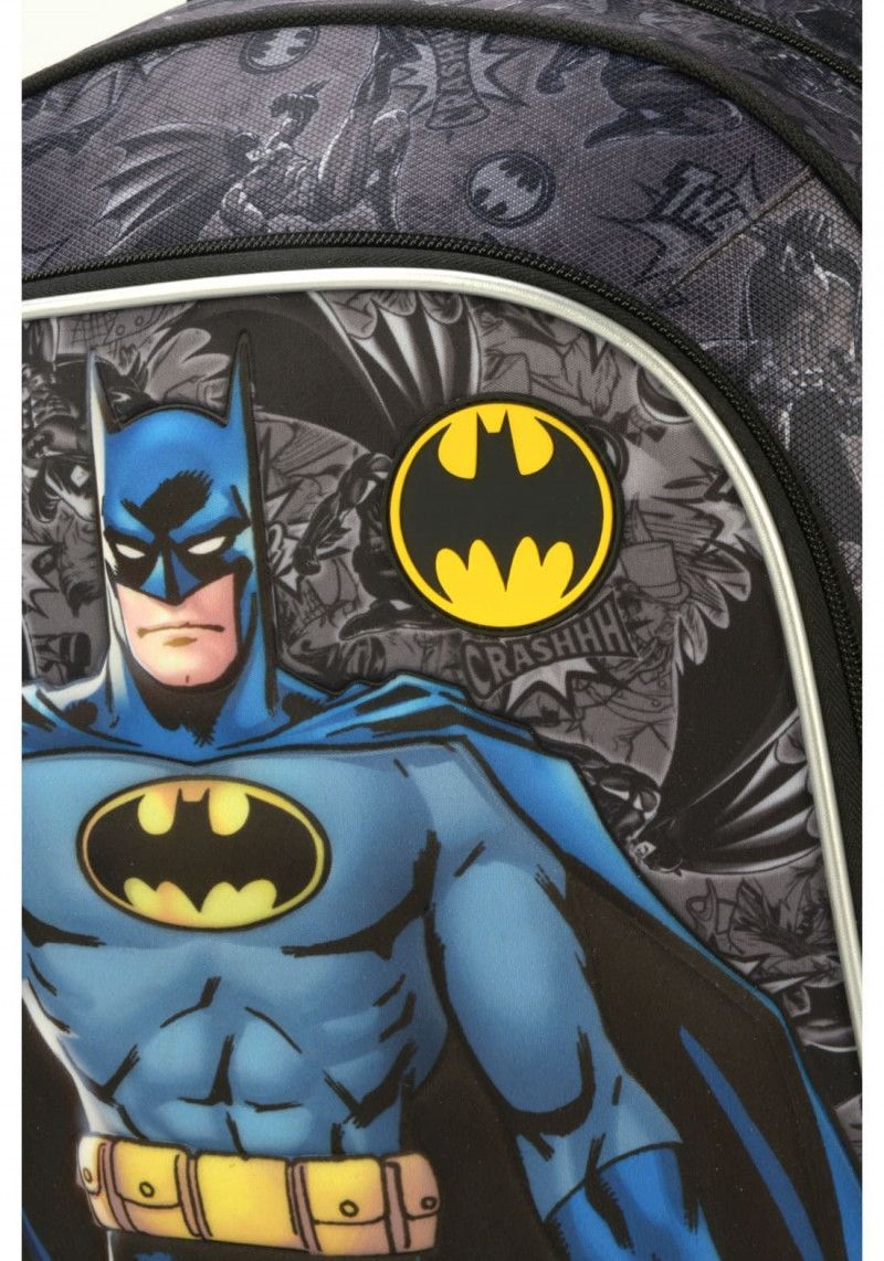 MOCHILETE BATMAN PRETO LUXCEL - REF. IC39272BM-PTO - 1 UNIDADE